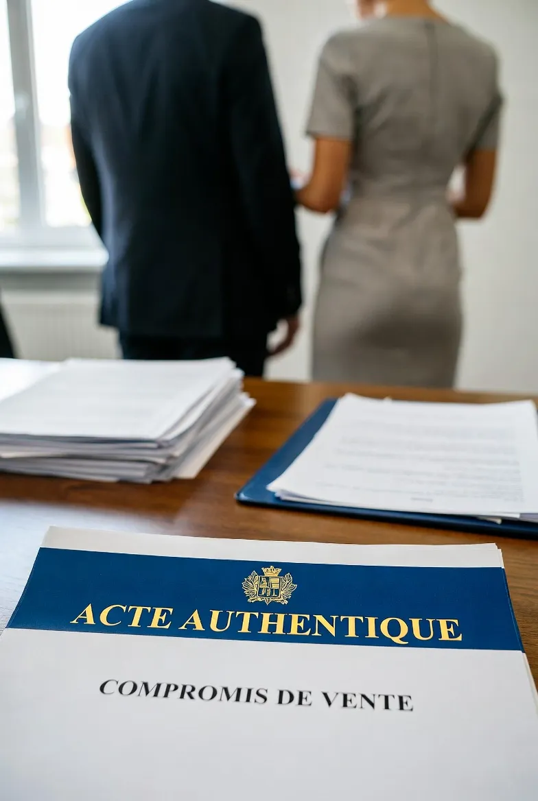 Documents de compromis de vente immobilière — litige avant-contrat Paris