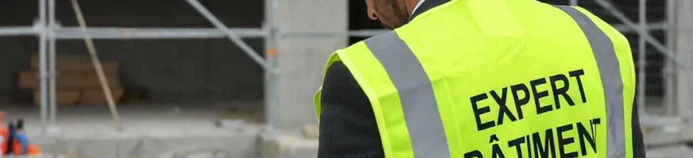 Expert bâtiment lors d'une expertise contradictoire — vice caché immobilier Paris
